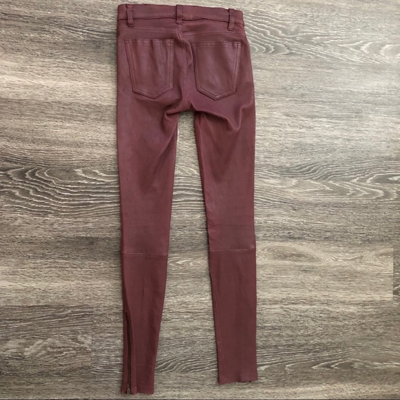 Current/Elliott Stiletto Stretch Leather Pants size 24 - Picture 3 of 8